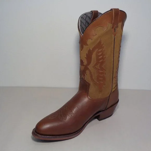 Dingo Size 13 M SILVERLAKE Tan Leather Cowboy Western Boots New Men's Shoes